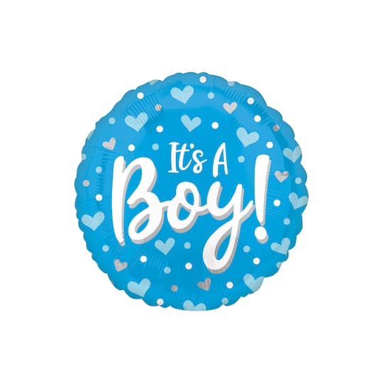 17" It's a Boy Foil Balloon